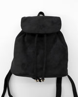 Boot string suede velvet backpack