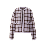 Cashmere blended knit cardigan - Light purple (6674901139574)