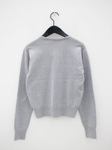ミニマルVネックニット/Minimal V-neck Knit (12color)