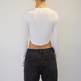 シンボルクロップ長袖Tシャツ