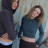 Rhea Crop Hoodie