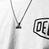 necklace 'whale tail'  {MADE}