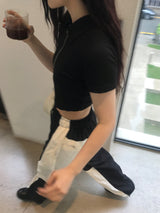 Sunday crop zip up