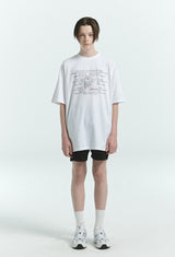 エンジェルキャットTシャツ/[i-ts21-009] ANGEL CAT T-SHIRT WHITE