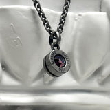バレットバック ネックレス / Bullet Back Necklace_dark silver