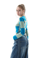 CHECK HOLE KNIT