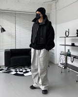 バケットパッデッドフーディ―ベスト/MO Bucket Padded Hooded Vest
