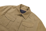 ガーベルダイントレンチクロップジャケット / GABERDINE TRENCH CROP JACKET_BEIGE
