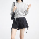 Rant see-through linen zip-up