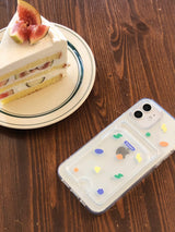 クリーミーカードジェリーアイフォンケース/Creamy card jelly case (iphone case)
