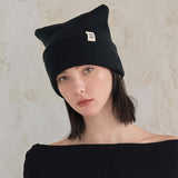 VA Label Square Beanie / Black