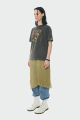デンジャラズマイキャットTシャツ / Dangerous my cat t-shirts (washed charcoal)