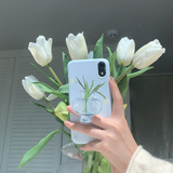 [セット] ブーケシリーズ：チューリップフォンケース + スマホグリップ / [SET] Bouquet series : Tulip phone case + griptok