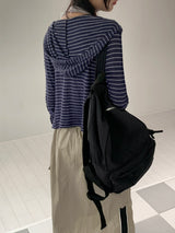 Notid Pocket Nylon Plain Backpack