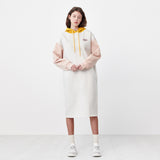 HOODIE LONG JERSEY DRESS_LIGHT GRAY (6609955127414)