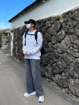 ルアワンタックワイドデニムパンツ/LUR ONETUCK WIDE DENIM PANTS(2COLOR)