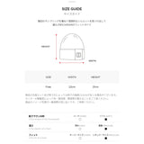 VA スクウェア ビック ラベル ビーニー/アイボリー