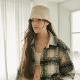 WINTER BUCKET HAT (BEIGE) (6645938323574)