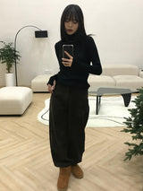 カリア ワイドコーデュロイパンツ
