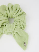 TERRY RIBBON SCRUNCHIE_LIME