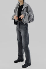 ミルクウォッシュドデニムパンツ / Milkwashed denim pants (2color)