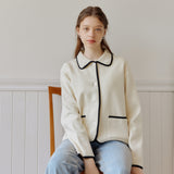 LINE KNIT JACKET_IVORY (6600108146806)