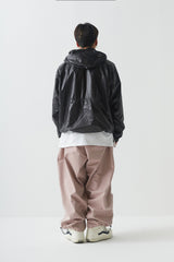 ロゴコットンスーパーワイドパンツ / BSR2223FWPT007 LOGO COTTON SUPER WIDE PANTS INDY PINK