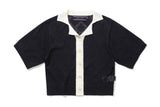 ウーマンパンチングカーディガン / WOMANS PUNCHING CARDIGAN_NAVY
