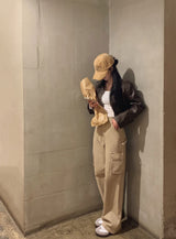 [BELLIDE MADE] カラフルコットンカーゴパンツ