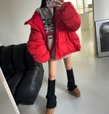 [UNISEX] Hooded oversized fit wellon padded coat
