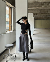 Bermuda Pintuck Slacks Shorts