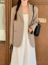 Lovely Pintuck Bustier Long Dress (2color)