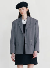 ウールシングジャケット / WOOL T/R SINGLE JACKET CHARCOAL