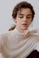 [14K] Essential Pearl Necklace (6mm)
