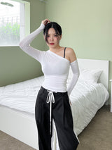 アンバランスウォーマーセットアップ/Unbalance Warmer Set T-shirt (3color)