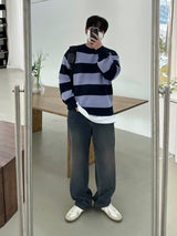 キャンディーデイリーダンガララウンドニット/[BEST]CANDY DAILY DANGARA ROUND KNIT(8COLOR)
