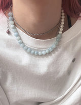 アクアパールネックレス