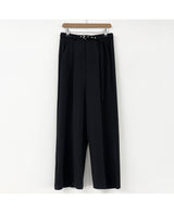アイレット ベルテッド スラックス (2 color) (6678003908726)