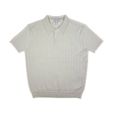 マッスルフィットVネックヘンリーネックショートスリーブニットウェア (4 colors)