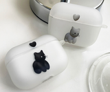 ハートキャットAirPodsケース / Heart Cat AirPod Case_Matt