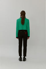 Tweed knit jacket