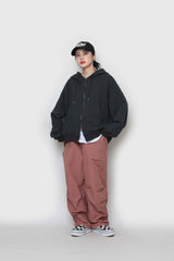 ジャンク2wayジップアップフーディ / junk two-way zip-up hoodie