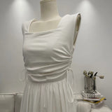 イソップスリーブレスロングドレス / Aesop sleeveless long dress