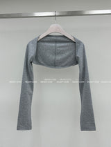 Eiffel Backless Sleeveless Cardigan Set