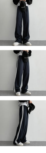 ミート2ラインバンデッドウエストトレーニングパンツ / Meat Two-Line Banded Waist Training Pants