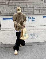 No.9787 KNIT highneck ZIP-UP (5color)