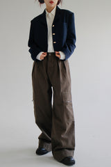 クラシックゴールドボタンジャケット/Classic Gold Button Jacket (2color)