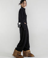 （UNISEX）スティングサイドピンタック起毛パンツ