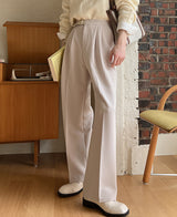 レザー ベルテッド スラックス (3 color) (6695932625014)