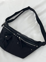 Zip pocket fanny bag